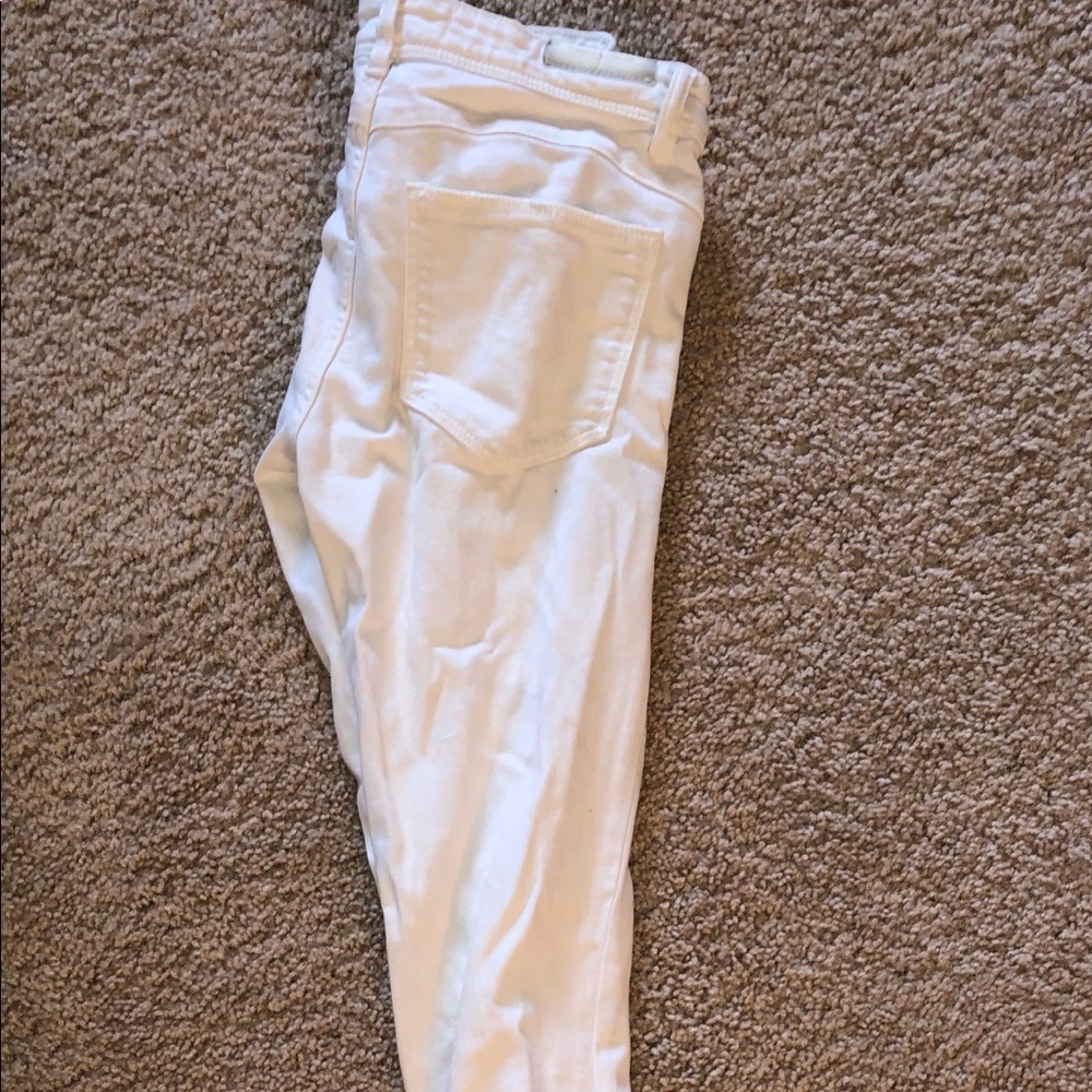 ZARA white jeans size 4